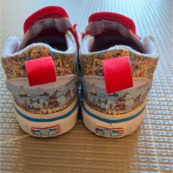 Vans Kids Sneakers - Red and Yellow - Picture 2 of 2